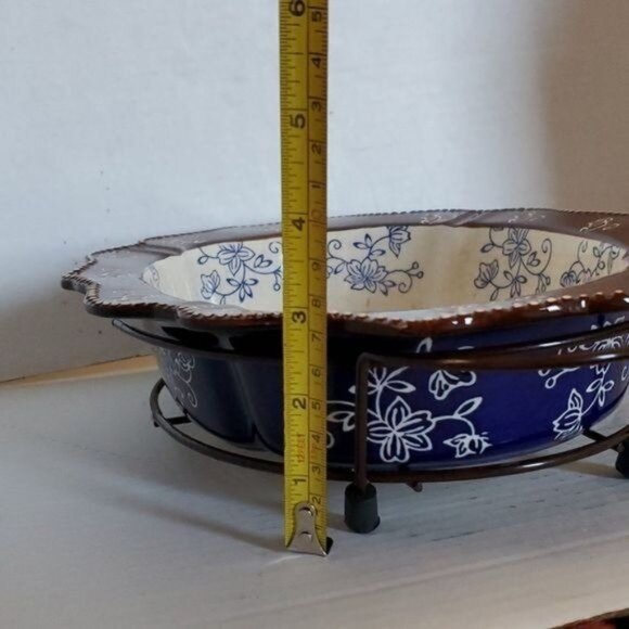 1½ Quart Temptations Casserole Ovenware Bakeware Cookware Baking Dish WIRE RACK - Picture 10 of 16